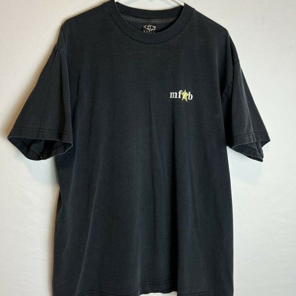 Sik World Productions Motha Fuckin’ Zebrahead Bitch Black Band T-Shirt Size XL